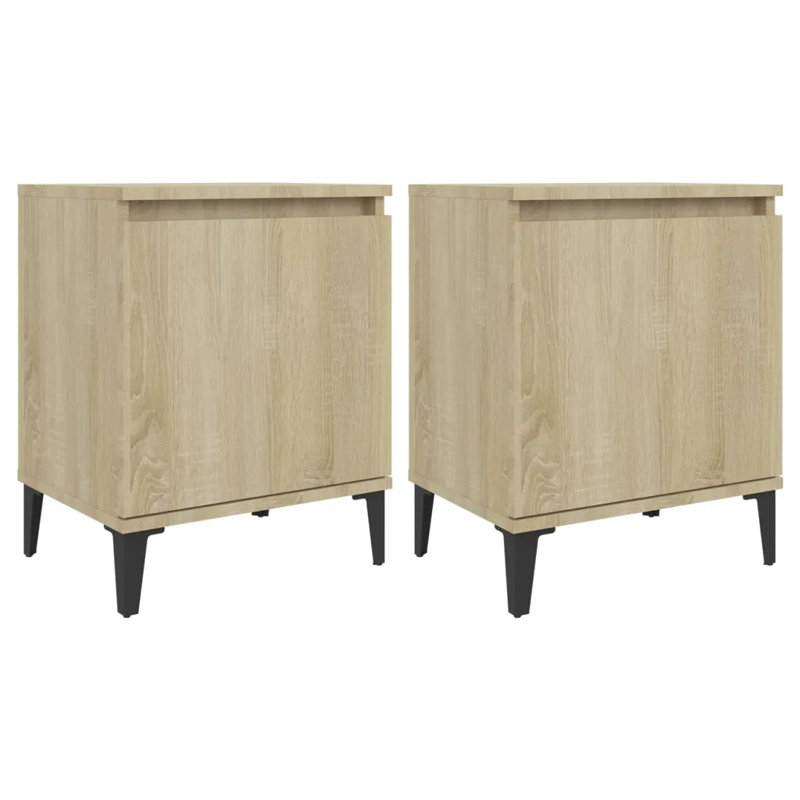 Southwold 40cm W Bedside Table, Sonoma Oak