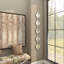 Miroir mural en métal 5 pièces-1252497377