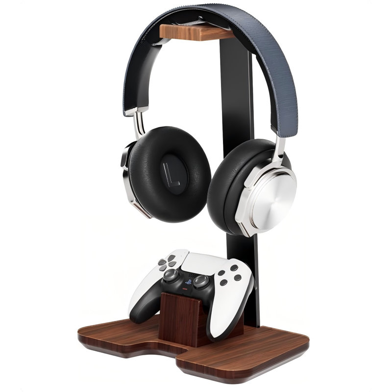 Support de contrôleur et de casque pour bureau Accessoires de bureau de jeu Support de casque et de contrôleur Support de casque