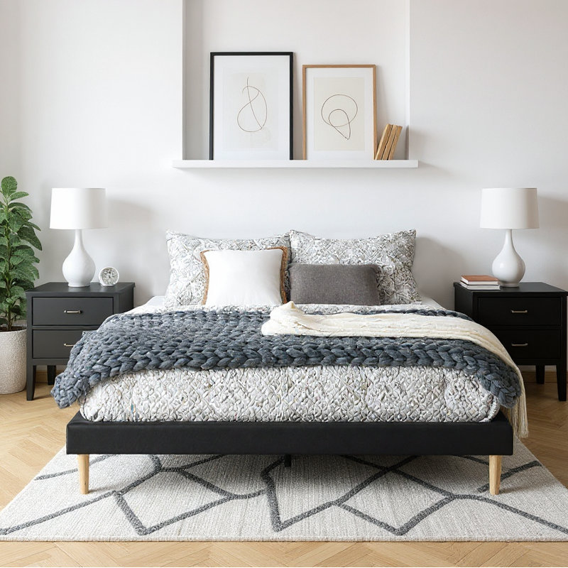 Upholstered Platform Bed