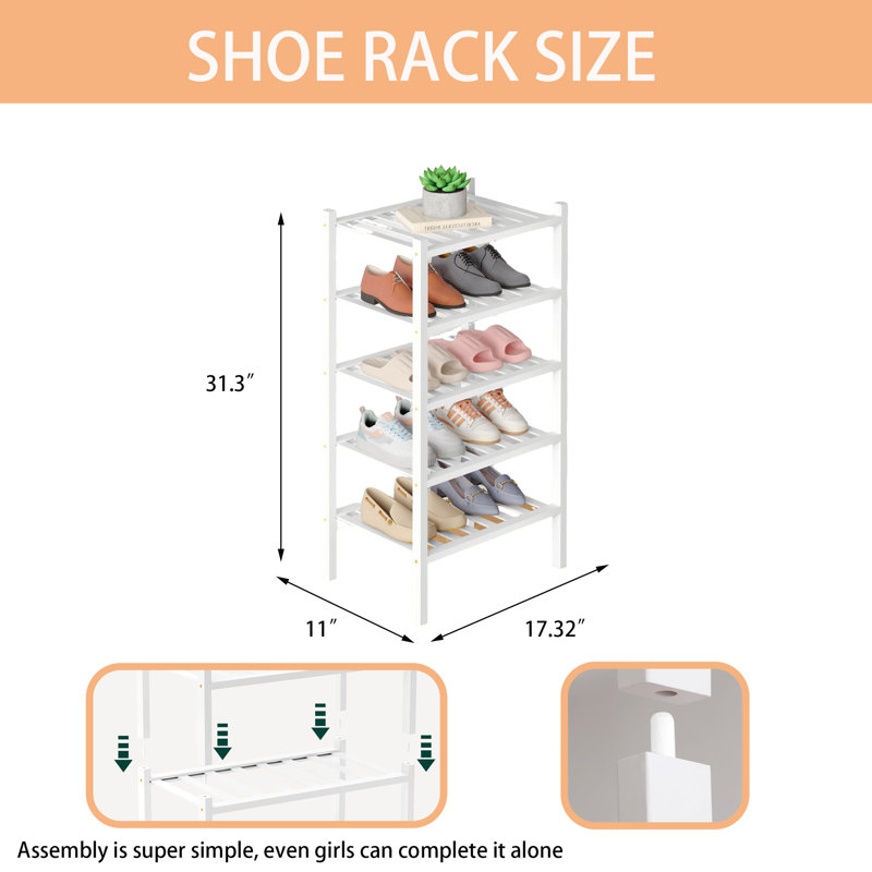 Bamboo Shoe Rack