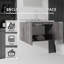 Meuble-lavabo flottant 30 po avec porte à fermeture en douceur et comptoir en marbre-132461490