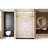Single Sliding Shower Door With 1/4" 6 Mm  Clear Tempered Glass, Proof Film, Stainless Steel Square Tube Track, Brushed Gold Finish, Bottom Water Barrier, Smooth Sliding, High - Strength Glass 56