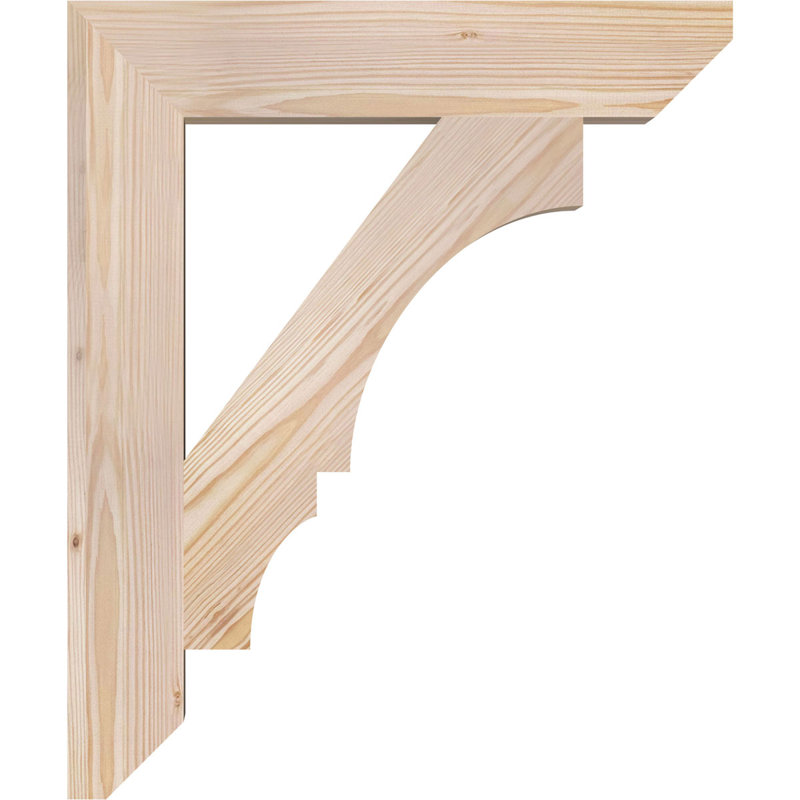 Support lisse à lattes Balboa l 3 3 po x P 20 po x H 24 po, Sapin de Douglas, Smooth, H 24 po x l 3,5 po x P 20 po