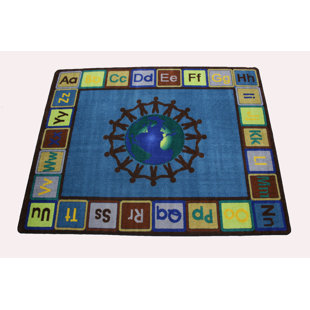 Rectangle Machine Woven / Power Loomed Nylon Rug