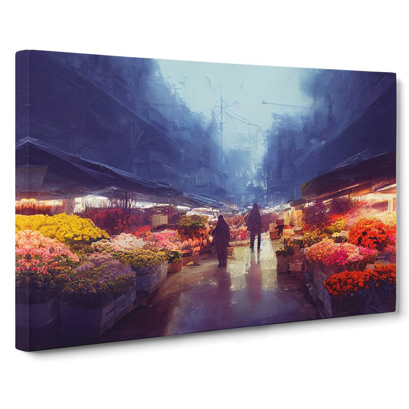 The Flower Market Vol.4 - Wrapped Canvas, 35cm H x 50cm W x 3cm D