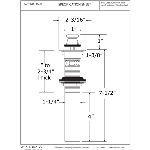 Dimensions du produit