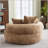 Jeremy Bean Bag Chairs for Adults/Teens with Filling, Ultra Soft Chenille Cover, Round Design for Indoor & Outdoor Use-1672300658