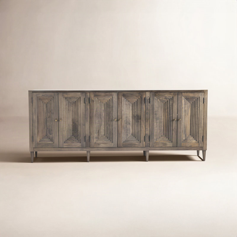 Burkhart 90'' Solid Wood Sideboard