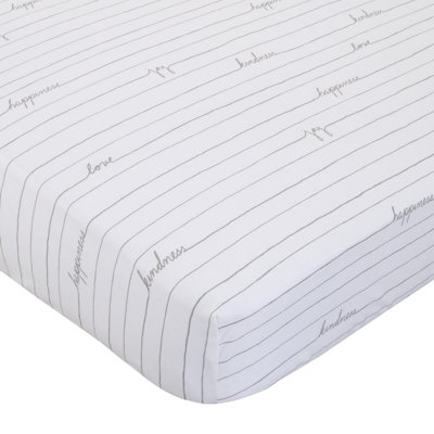 Drap-housse pour lit de bébé love