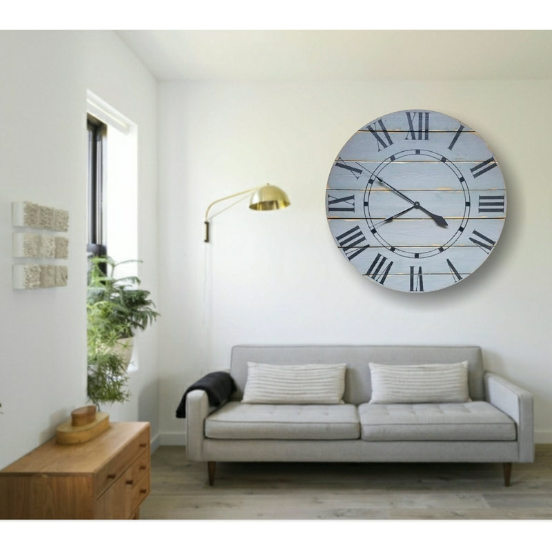 Horloge murale surdimensionnée campagne Hufnagel, Très grand