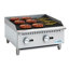 Barbecue au gaz naturel commercial de 24 po à 2 brûleurs avec 60 000 BTU en acier inoxydable (km-gcb2-24m)