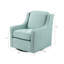Fauteuil d'appoint pivotant avec structure solide et coussin confortable Harris