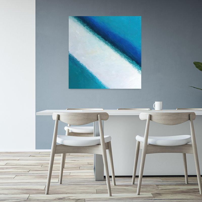 Art contemporain, art contemporain abstrait, H 32 po x l 32 po