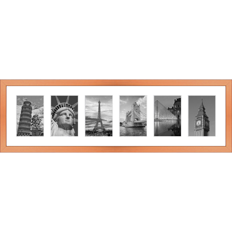 Kernberry Wood Picture Frame with Mat, Copper