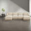 Spacious Modular Sofas, Chenille U Shaped Modern Style For Home