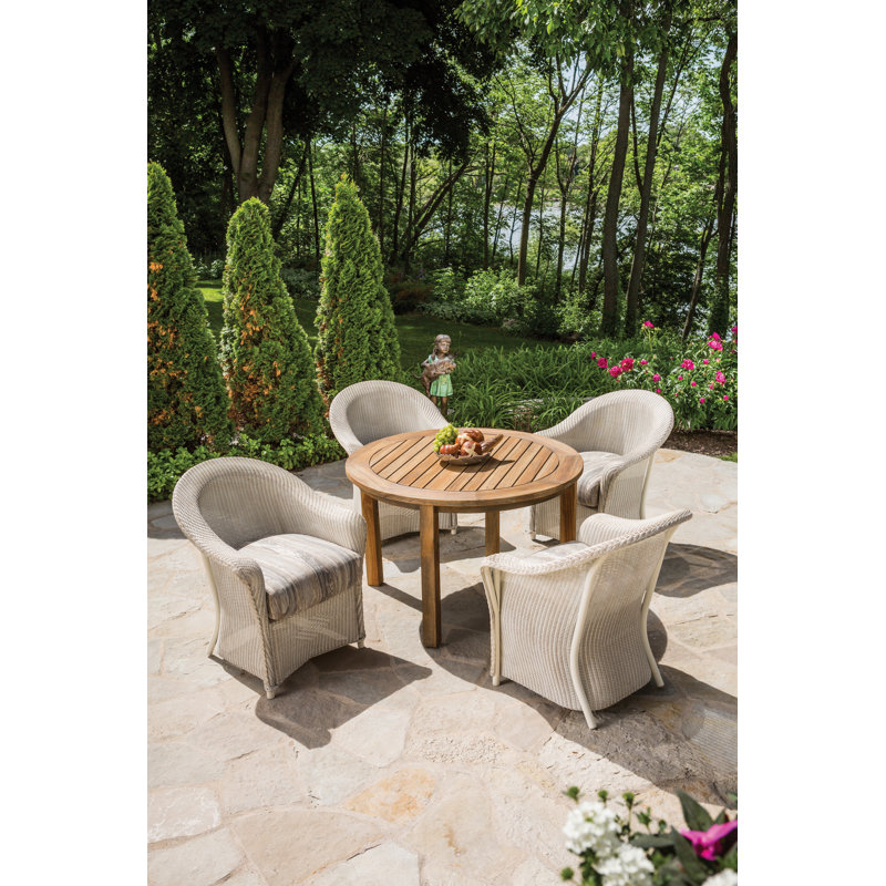 Reflections Outdoor Dining Armchair, Demo Oatmeal, Bark