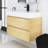 36'' Wall-Mounted Bathroom Vanity with Integrated Solid Surface Sink-344671227