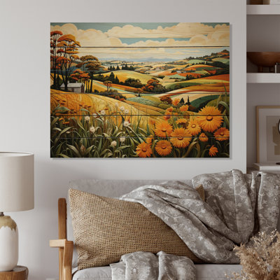 Vangogh The House In Arles III On Wood Print