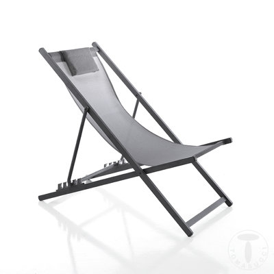 Dajane Reclining Deck Chair with Cushion