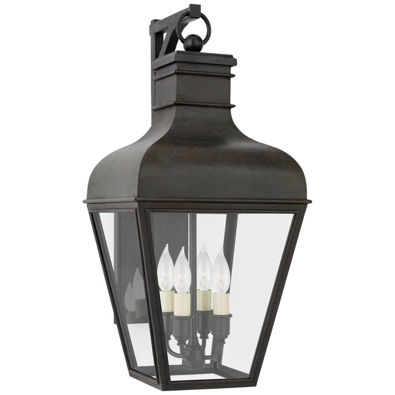 Chapman & Myers Fremont Bracketed Wall Lantern, 20.5" H x 9.5" W x 9.5" D