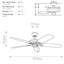 Imogine 60cm Ceiling Fan