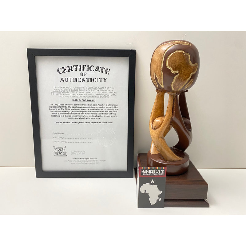 Multicultural Unity Globe Recognition Award/Gift - Making A Big Impact