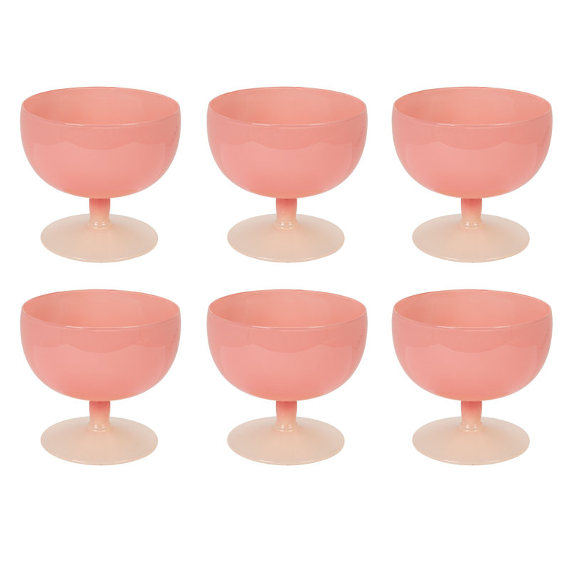Verres à vin à deux tons