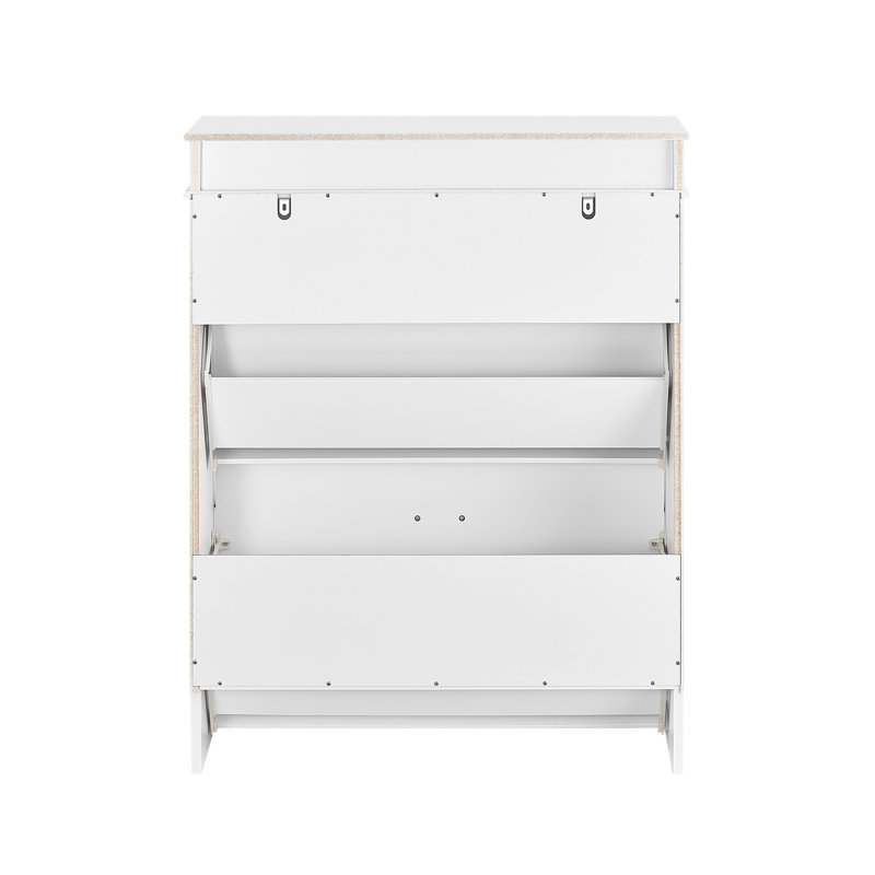 12 Pair Flip Down Shoe Storage