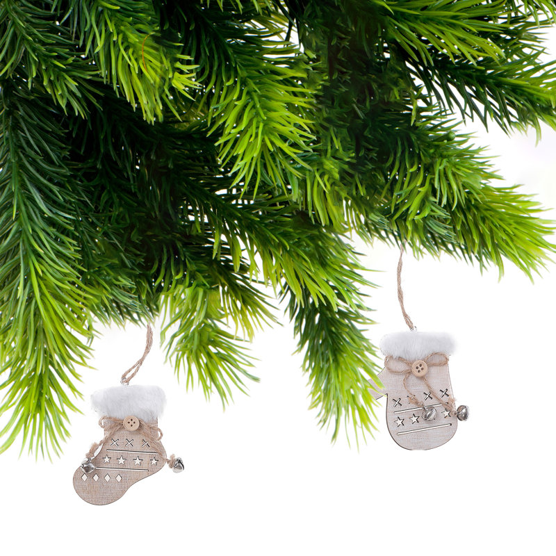 Ih Casadecor 3.3'' Wood Holiday Shaped Ornament