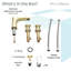 Monaco 8 in. Widespread, 2-Handle, Bathroom Faucet-51958865