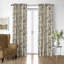 Bronte Gold Cotton Rod Pocket Drapery Panel Set of 2-1649889104