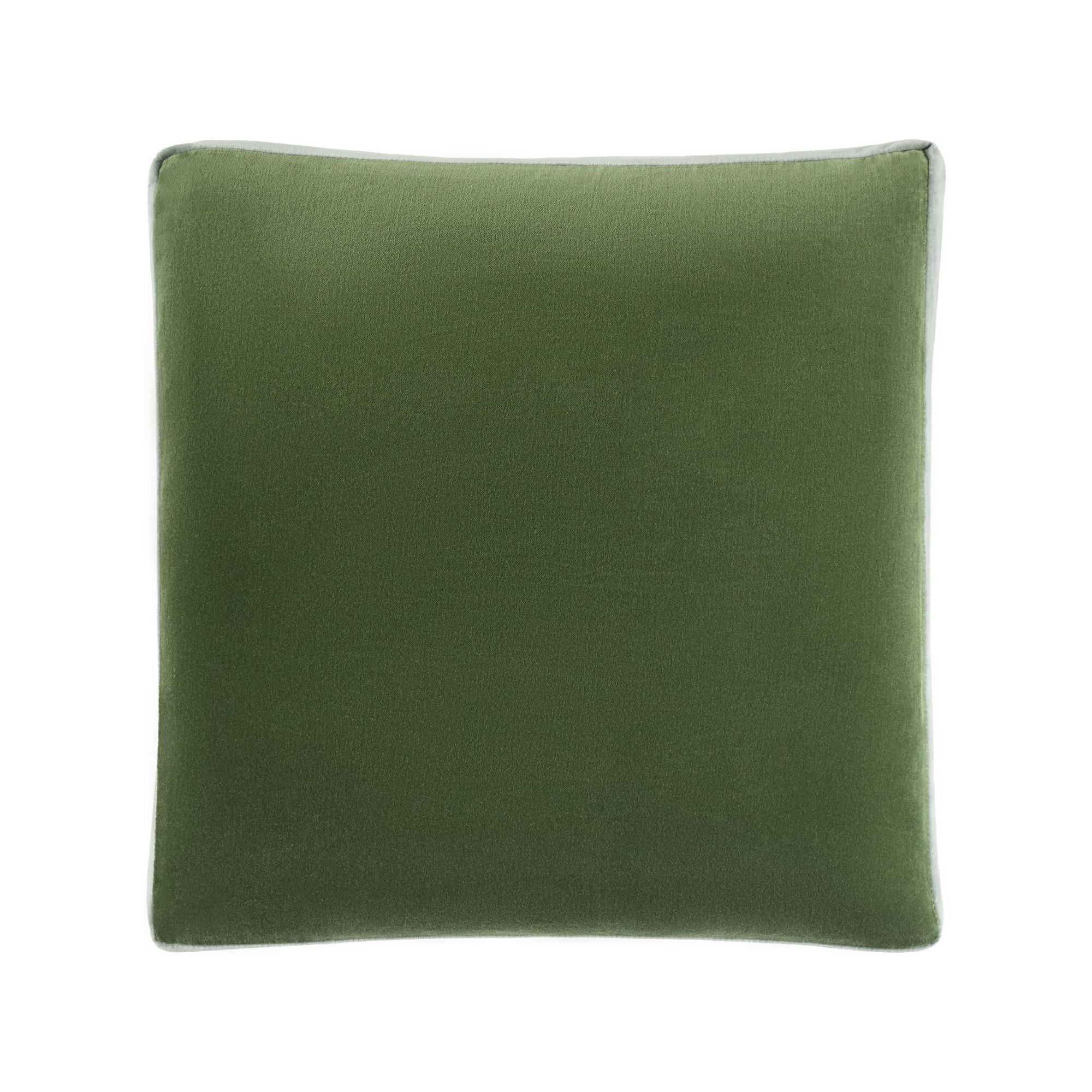  Nicholas Cotton Throw Pillow, Green/Teal, Pillow Cover Only - No Insert, 18" x 18"
