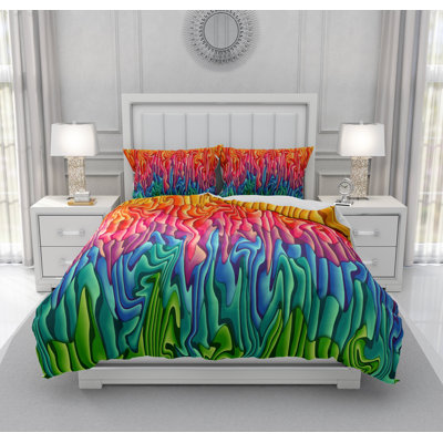  Ensemble de housse de couette Melting Wax