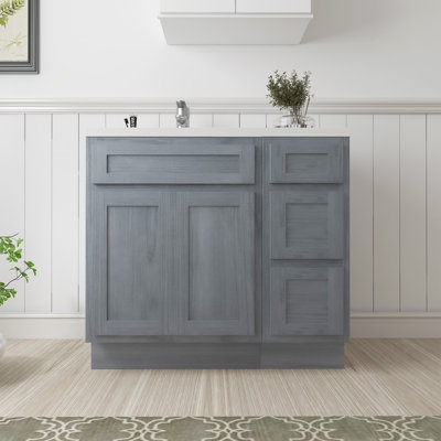 Base de meuble-lavabo simple 36 po seulement