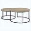 Ensemble de tables basses gigognes 2 pièces Rustic