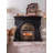 French retro fake flame birdcage heating fireplace-1711057667