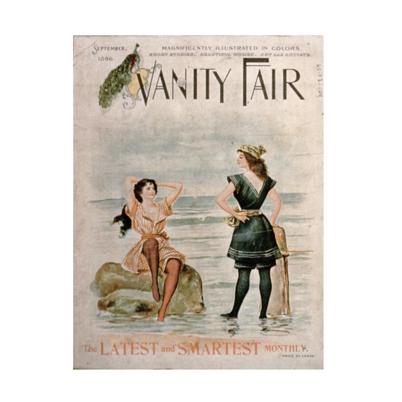 «English School Cover Forvanity Fair, septembre 1896», art sur toile, H 19 po x l 14 po