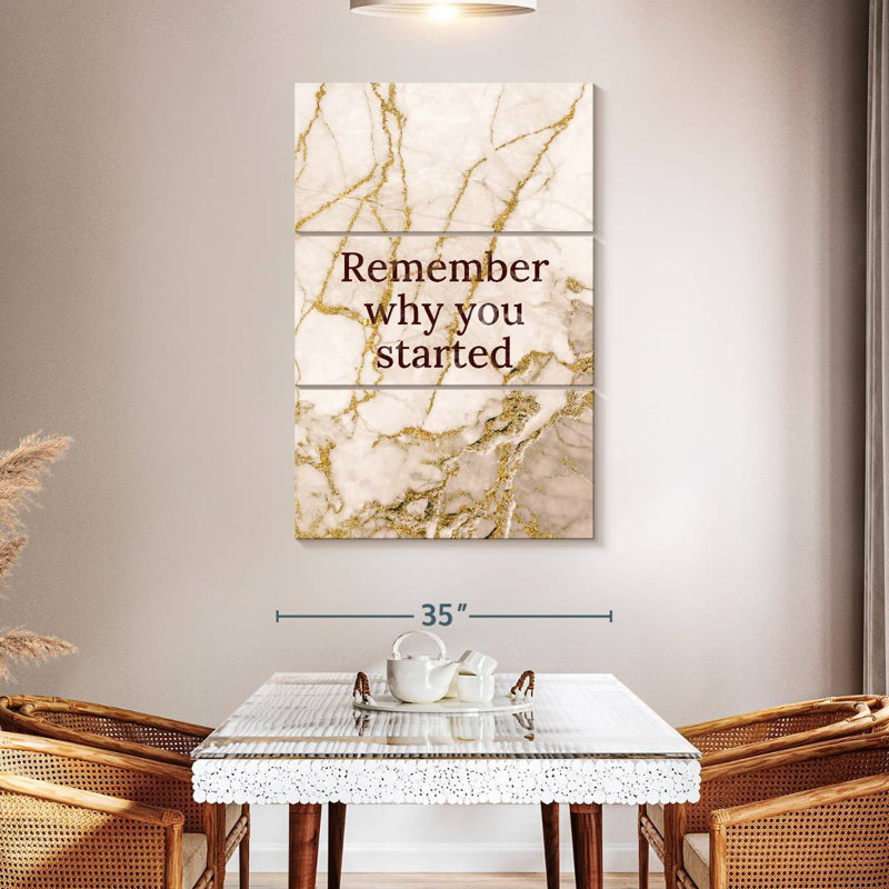 Tergel Remember Why You Started Typography, 38" H x 24" W