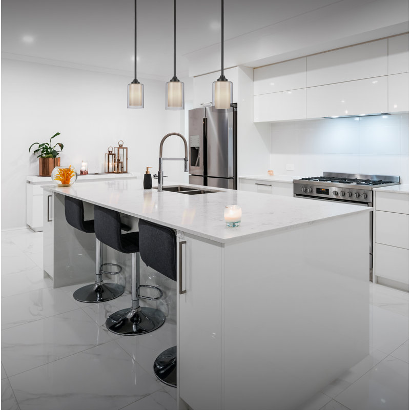 Luminaire suspendu cylindrique à 1 lumière Elenoa