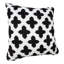 Coussin décoratif en mélange de coton texturé à motif géométrique moderne-1544713750