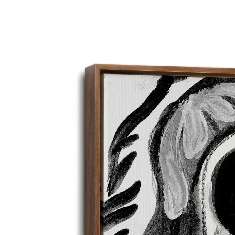 «Inner Peace» par Jessica Mingo, reproduction d'art, 12 W x 18 H, Framed Canvas, Brown