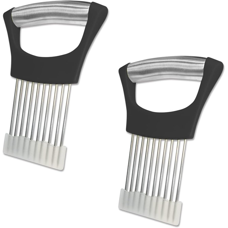 Paquet de 2 porte-trancheuses à oignon