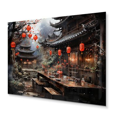 " China Art Red Lantern I "