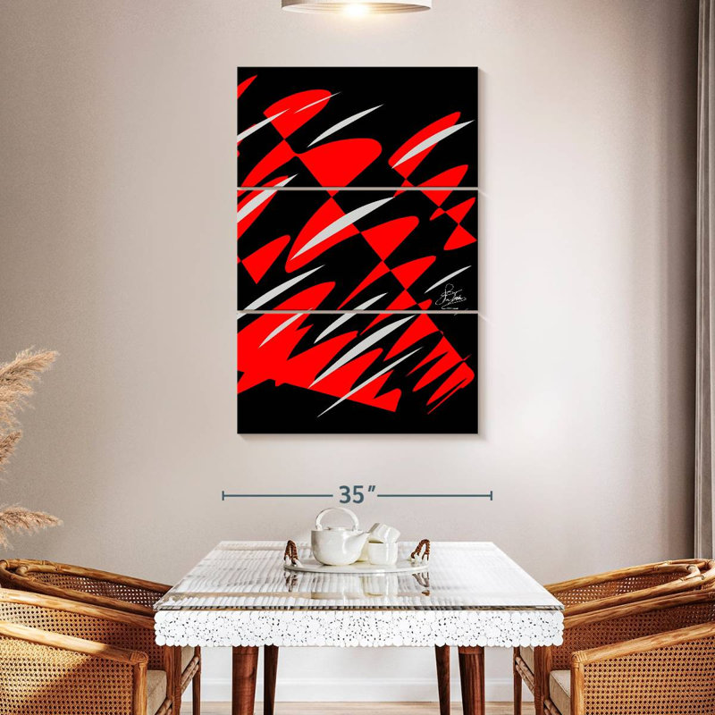 Avery Reflections Red, 65" H x 42" W