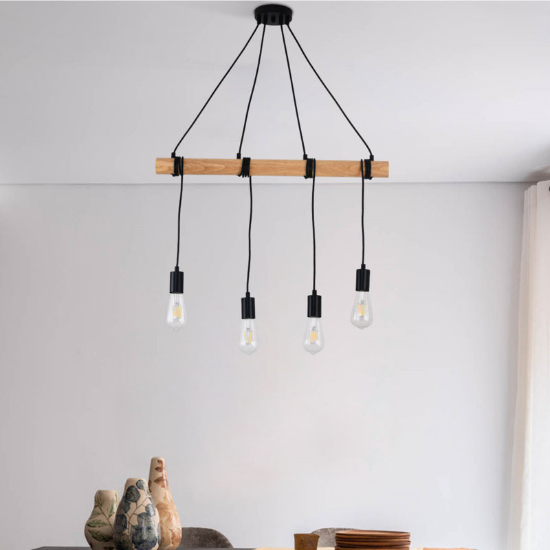 Freemon 4-light Farmhouse Minimalism Pendant Light