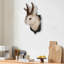 Décoration murale tête de lapin, décoration murale tête d'animal, 2 pièces