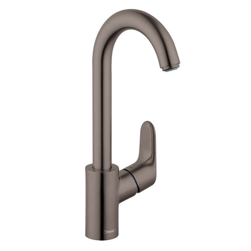 Focus Bar Faucet, Brushed Black Chrome