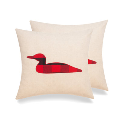 Nakye Patchwork Linen Throw Pillow