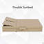 Chaise longue d'extérieur en osier 2 places-2043774986